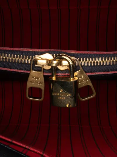 Pre-owned Louis Vuitton 2018 Monogram Empreinte Montaigne Mm Satchel