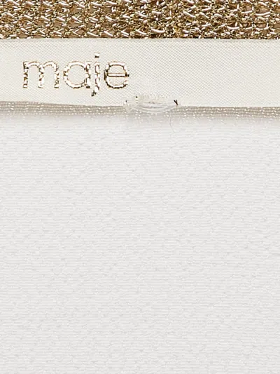Pre-owned Maje Neckline-embellished Blouse