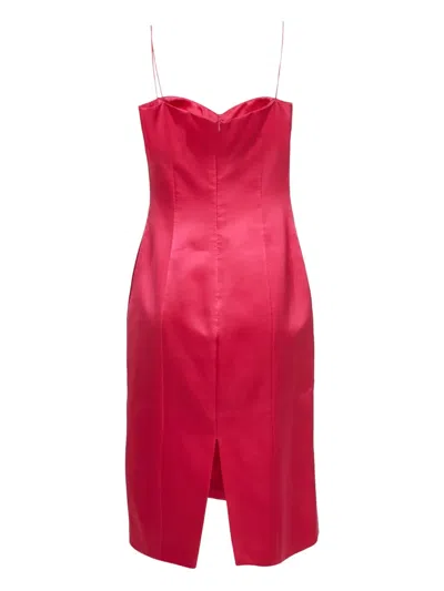 Pre-owned Magda Butrym Satin Midi Dress