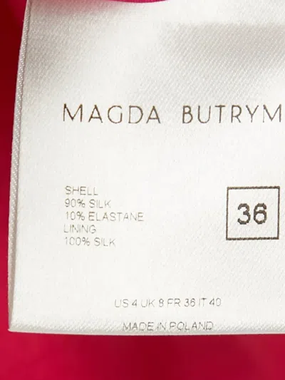 Pre-owned Magda Butrym Satin Midi Dress