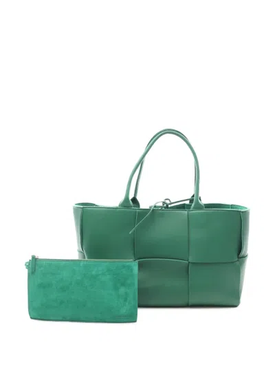 Pre-owned Bottega Veneta 2012-2025 Medium Nappa Maxi Intrecciato Arco Tote Bag