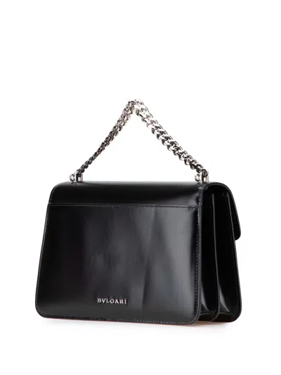 Pre-owned Bvlgari 2011-2025 Small Calfskin Serpenti Forever Maxi Chain Satchel