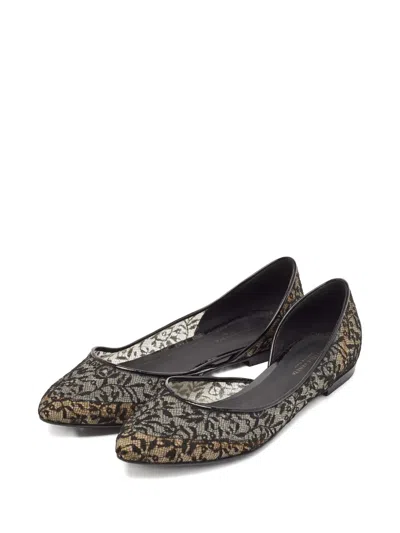 Pre-owned Bottega Veneta Lace Ballet Flats
