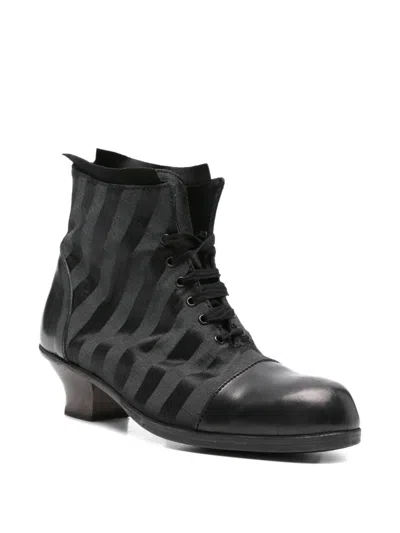 Munoz Vrandecic 45mm Striped Lace-up Boots