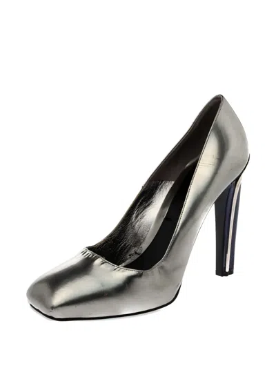 Pre-owned Alexander Mcqueen 135mm Leather Pumps