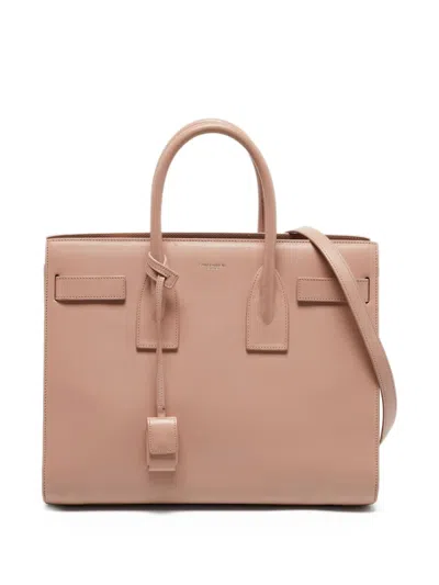 Pre-owned Saint Laurent Leather Tote Bag