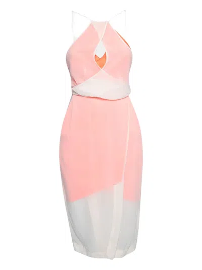 Pre-owned Dion Lee Two-tone Design Midi Dress