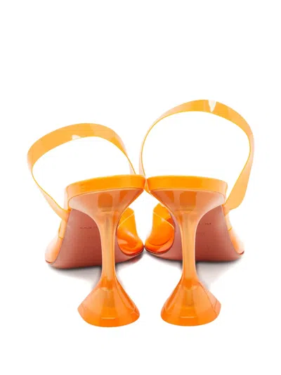 Pre-owned Amina Muaddi 105mm Holli Slingback Pumps