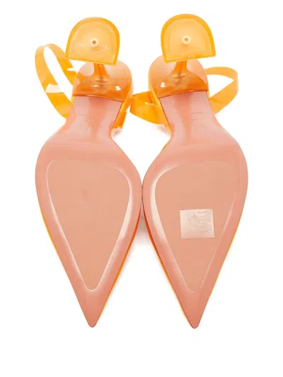 Pre-owned Amina Muaddi 105mm Holli Slingback Pumps