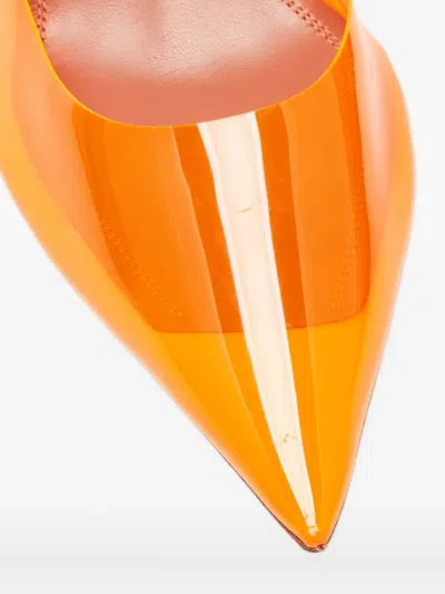 Pre-owned Amina Muaddi 105mm Holli Slingback Pumps