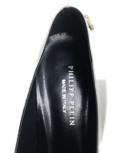 Pre-owned Philipp Plein 140mm Buckle-detail Peep-toe Pumps