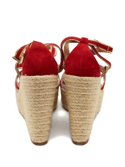 Pre-owned Hermes 13mm Wedge-heel Espadrilles
