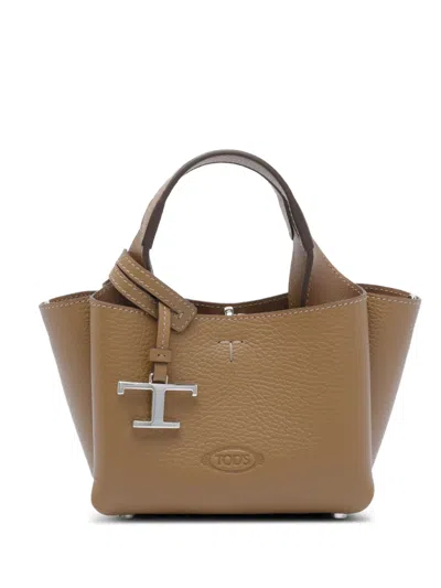 Tod's Logo-detail Leather Cross Body Bag