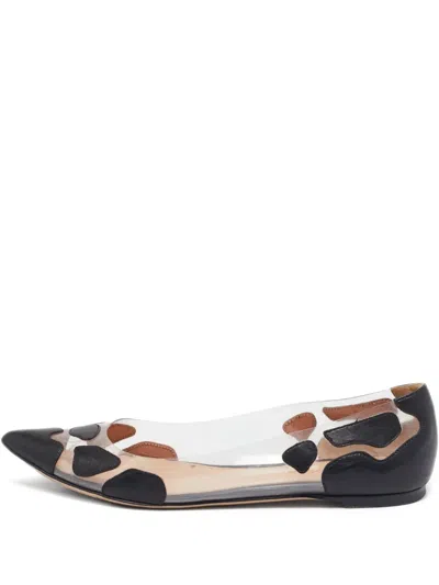 Pre-owned Gianvito Rossi Plexi Ballet Flats