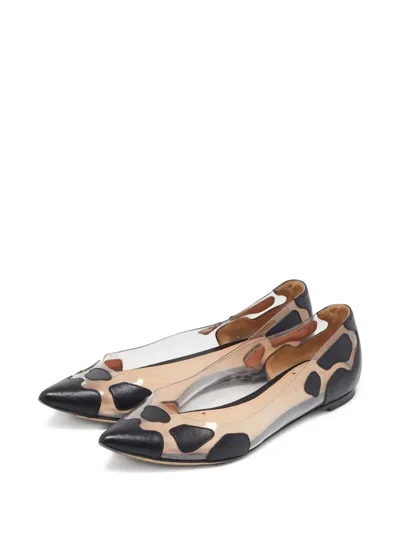 Pre-owned Gianvito Rossi Plexi Ballet Flats