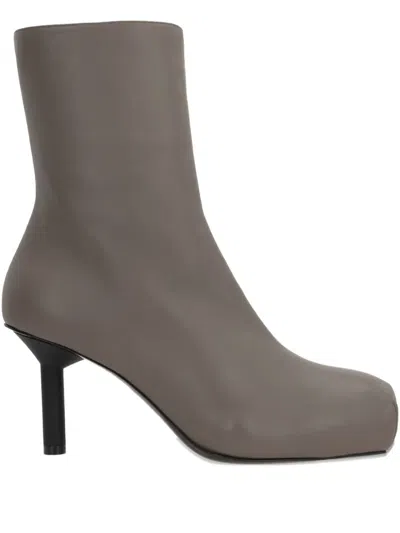 Alainpaul 80mm Square-toe Zip Boots