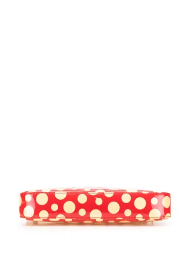 Pre-owned Louis Vuitton 2012 Yayoi Kusama Monogram Vernis Dots Infinity Pochette Accessoires Shoulder Bag