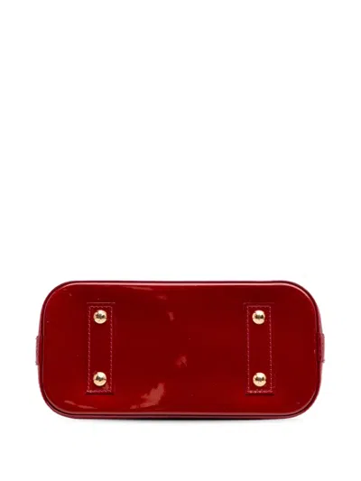 Pre-owned Louis Vuitton 2012 Monogram Vernis Alma Bb Satchel