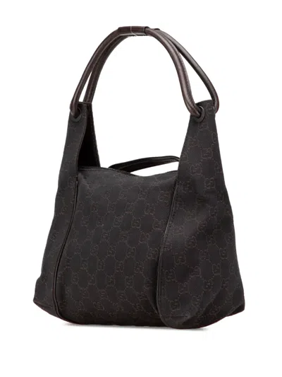 Pre-owned Gucci 2000-2015 Gg Denim Handbag