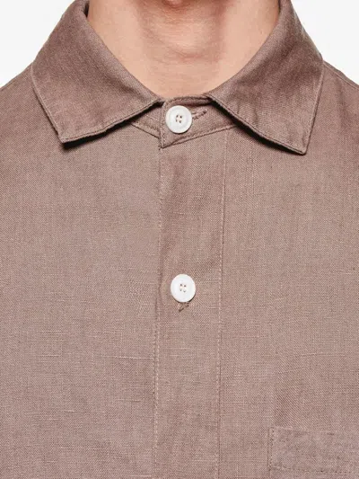 Mki Miyuki Zoku Button-down Shirt In Brown