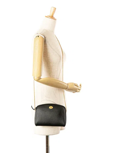 Pre-owned Dior 20th Century Honeycomb Coated Canvas Chain Crossbody Bag