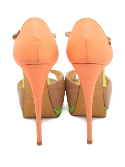 Pre-owned Giuseppe Zanotti Vintage 110mm T-strap Platform Sandals