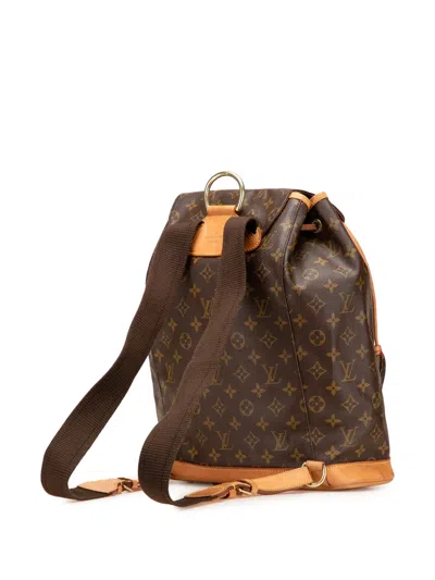 Pre-owned Louis Vuitton 2000 Monogram Montsouris Gm Backpack