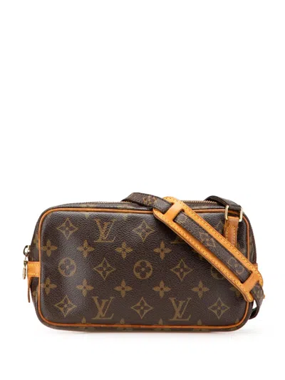 Pre-owned Louis Vuitton 2003 Monogram Pochette Marly Bandouliere Crossbody Bag