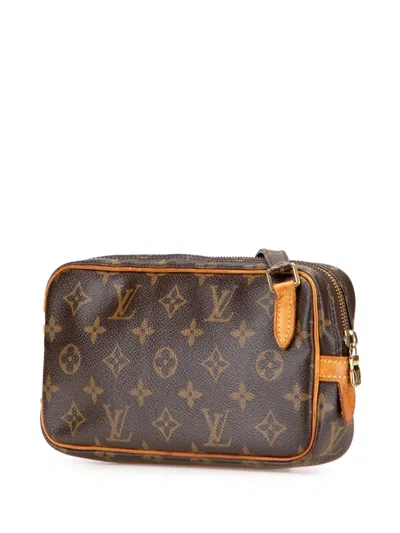 Pre-owned Louis Vuitton 2003 Monogram Pochette Marly Bandouliere Crossbody Bag