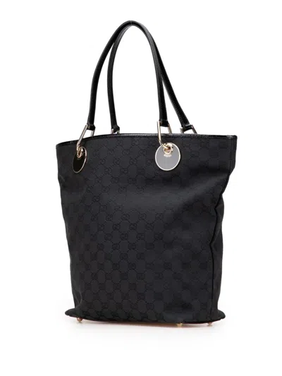 Pre-owned Gucci 2000-2015 Gg Canvas Eclipse Tote Bag