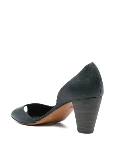 Reinhard Plank Peep-toe Block-heel Pumps