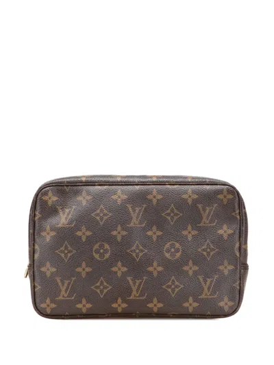 Pre-owned Louis Vuitton 1987 Monogram Trousse Toilette 23 Clutch Bag