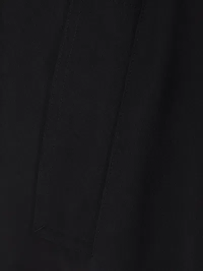 Yohji Yamamoto Button-fastening Asymmetric Coat In Black