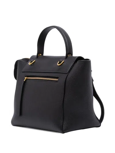 Pre-owned Celine 2016 Micro Grained Calfskin Belt Bag Satchel