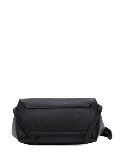 Pre-owned Celine 2016 Micro Grained Calfskin Belt Bag Satchel
