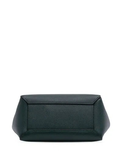 Pre-owned Celine 2018-2025 Nano Grained Calfskin Belt Bag Satchel