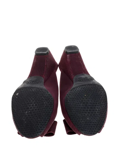 Pre-owned Stuart Weitzman 50mm Bow-detail Mules