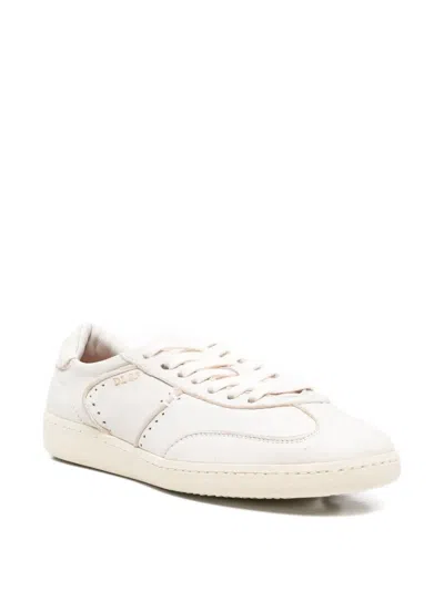 Lemargo Perforated-leather Lace-up Sneakers In Neutral