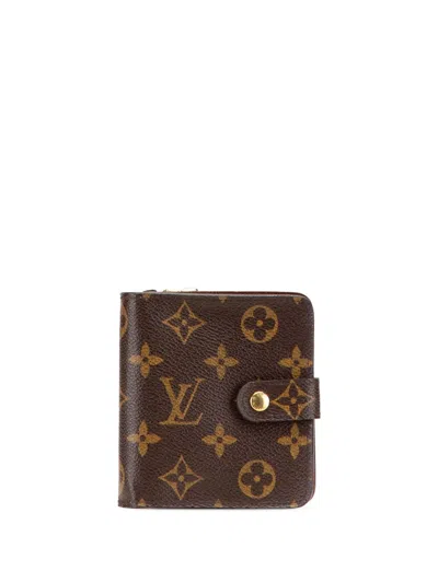 Pre-owned Louis Vuitton 2003 Monogram Bifold Compact Wallet Small Wallets