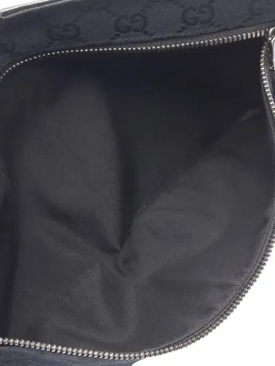 Pre-owned Gucci 2000-2015 Gg Canvas Double Pocket Belt Bag