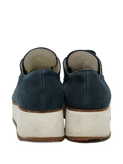 Pre-owned Prada Leather Platform Sneakers