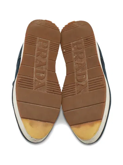Pre-owned Prada Leather Platform Sneakers