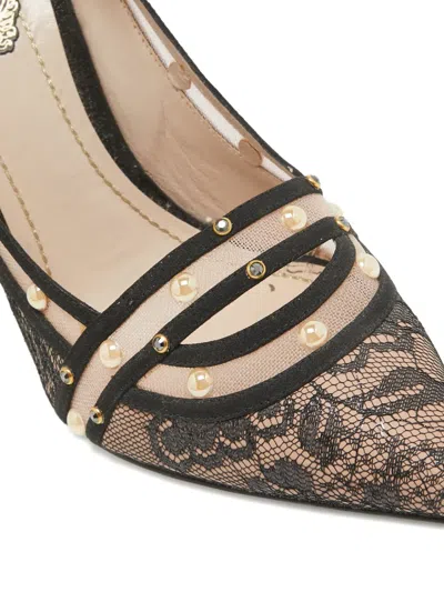 Pre-owned René Caovilla 110mm Lace Pumps