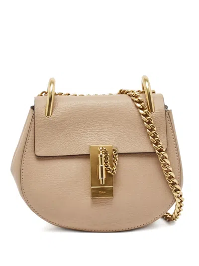 Pre-owned Chloé Drew Flap Leather Mini Bag