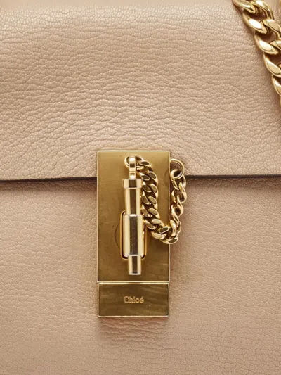 Pre-owned Chloé Drew Flap Leather Mini Bag