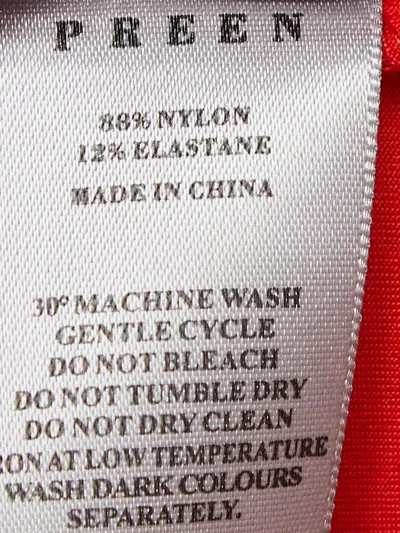 Pre-owned Preen By Thornton Bregazzi One-shoulder Dress