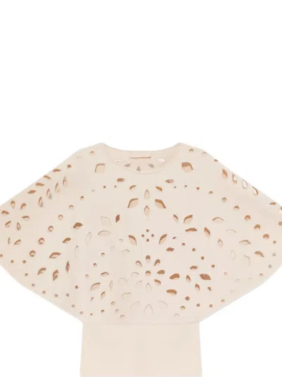 Ulla Johnson Josie Capsleeve Knit Top In Neutral
