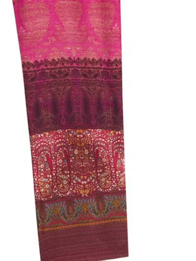 Pierre-louis Mascia Aloe Paisley-print Drawstring Trousers In Multi