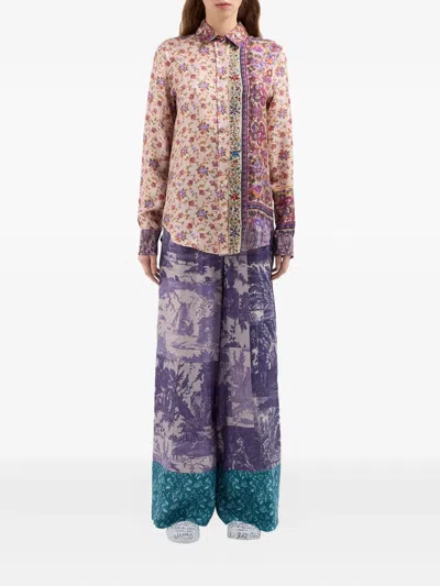 Pierre-louis Mascia Aloe Paisley-print Shirt In Multi