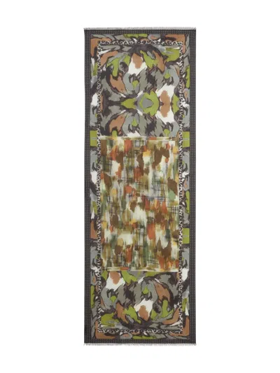 Pierre-louis Mascia Abstract-print Scarf In Multi